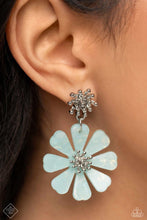 Load image into Gallery viewer, Post Earrings: &quot;Poetically Pastel - Blue earring&quot; #P5PO-BLXX-170TM. Fashion Fix March 2024 Paparazzi
