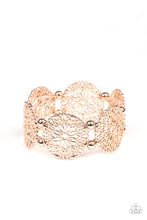 Load image into Gallery viewer, A Good MANDALA Is Hard To Find Rose Gold Stretchy Bracelet Paparazzi Accessories. Subscribe &amp; Save.

