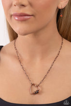 Load image into Gallery viewer, Affectionate Attitude Copper Necklace Paparazzi $5 Jewelry. Subscribe &amp; Save. #P2RE-CPXX-224XX
