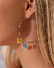 Load image into Gallery viewer, Bemusing Butterflies Earrings Paparazzi $5 Jewelry. Subscribe &amp; Save. #P5HO-MTXX-104XX. Pastel shade
