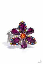 Load image into Gallery viewer, Paparazzi Blazing Blooms Multi Ring. Get Free Shipping. #P4ST-MTXX-027XX. Floral Ring $5 Jewelry
