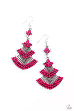 Load image into Gallery viewer, Eastern Expression Pink Earring Paparazzi Accessories. #P5SE-PKXX-125XX. Subscribe &amp; Save.
