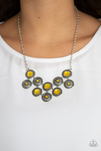 Load image into Gallery viewer, Paparazzi Whats your sign yellow Necklace. Get Free Shipping. #P2WH-YWXX-246XX. Short Necklace
