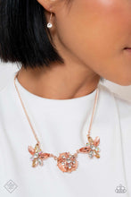Load image into Gallery viewer, Paparazzi December 2023 Fashion Fix Necklace: &quot;Soft-Hearted Series - Rose Gold&quot; Necklace

