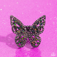 Load image into Gallery viewer, Paparazzi Flauntable Flutter Multi Butterfly Ring. Get Free Shipping. #P4RE-MTXX-039XX.

