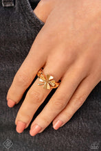 Load image into Gallery viewer, Paparazzi Fashion Fix $5 Ring: &quot;Framed Finish Gold&quot; (P4ST-GDXX-015US). Subscribe and Save
