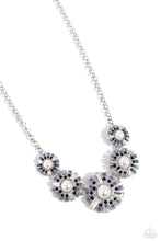Load image into Gallery viewer, Gatsby Gallery Blue Necklace Paparazzi Accessories. Subscribe &amp; Save. $5 Necklace. 
