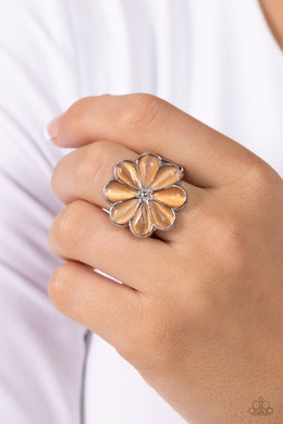 Paparazzi Gemstone Garden Orange Rings. Get Free Shipping. Floral Ring. Paparazzi $5 Jewelry. 