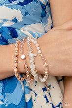 Load image into Gallery viewer, Paparazzi Fashion Fix Dewy Delight Rose Gold Bracelet #P9RE-GDRS-393OB. 
