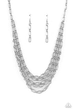 Load image into Gallery viewer, House of CHAIN Silver Necklace Paparazzi Accessories. Subscribe &amp; Save. Multilayer necklace
