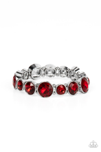 Load image into Gallery viewer, Buy Paparazzi Twinkling Tease Red Stretchy Bracelet.Subscribe &amp; Save. #P9RE-RDXX-142XX. Red gem

