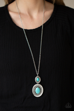 Load image into Gallery viewer, Paparazzi Southern Opera Turquoise Blue Long Necklace. #P2SE-BLXX-443XX. Get Free Shipping.
