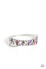 Load image into Gallery viewer, Paparazzi May 2023 Life of the Party Blissentials. Timeless Trifecta Multi Iridescent Bracelet.
