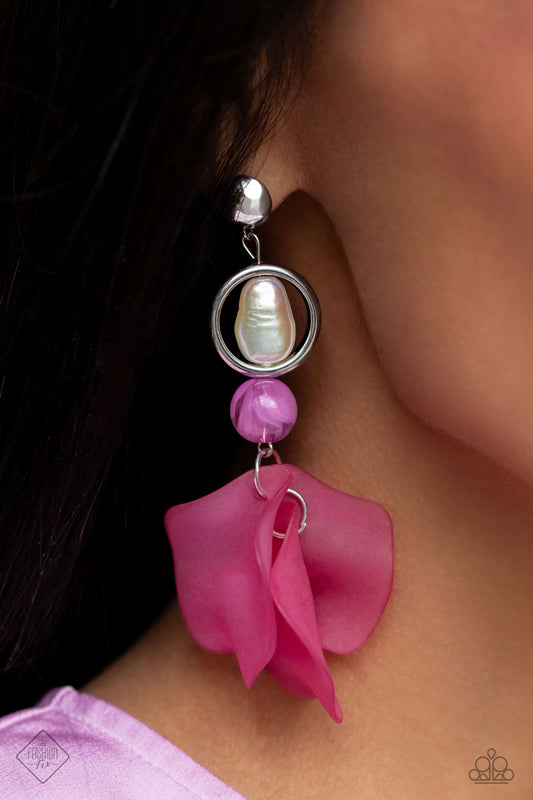 Paparazzi Lush Limit Pink $8 Earrings For Women. Orchid Petal. Get Free Shipping. #P5PO-PKXX-109SB