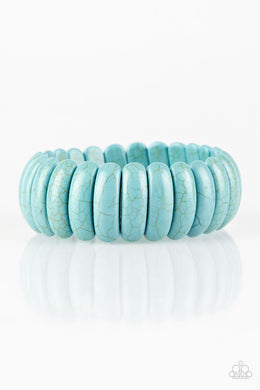 Paparazzi Peacefully Primal Blue Bracelet. Get Free Shipping. Stretchy $5 Bracelets. 