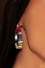 Load image into Gallery viewer, Paparazzi Rainbow Range Multi $5 Hoop Earrings. Subscribe &amp; Save. #P5HO-MTXX-080XX
