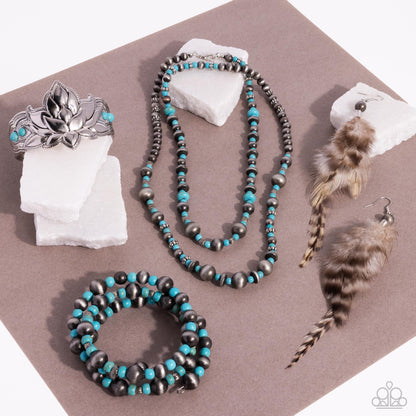 Paparazzi Simply Santa Fe Fashion Fix August 2024 Complete Trend Blend Jewelry Set.Get Free Shipping