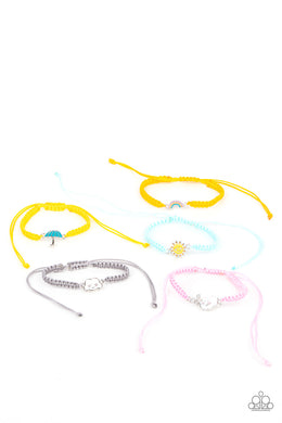 Paparazzi Starlet Shimmer Kids bracelet. Cloud Charms bracelet (#P9SS-MTXX-293XX). Umbrella charm
