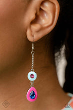 Load image into Gallery viewer, May 2023 Paparazzi Fashion Fix Earrings: &quot;Colorblock Canvas - Multi&quot; (P5ST-MTXX-059OP). Ships Free
