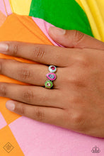 Load image into Gallery viewer, May 2023 Paparazzi Fashion Fix Ring: &quot;Colorblock Chic - Multi&quot; (P4DA-MTXX-022OP). Subscribe &amp; Save
