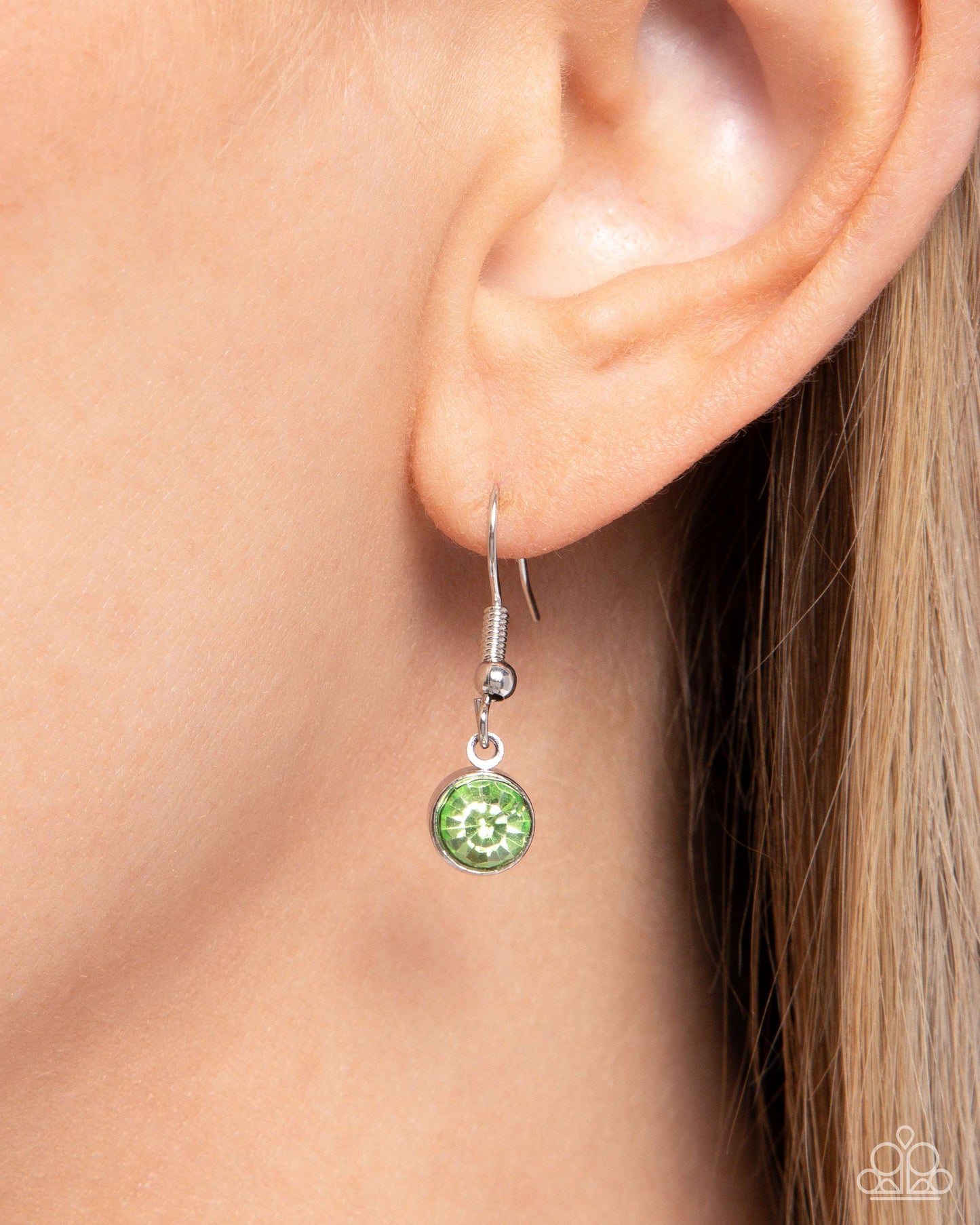 Tropical Talent Green Fish Necklace Paparazzi $8 Jewelry. Iridescent Fish necklace with earrings