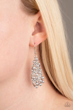 Load image into Gallery viewer, Paparazzi Earring ~ Ballroom Waltz - Silver Earring
