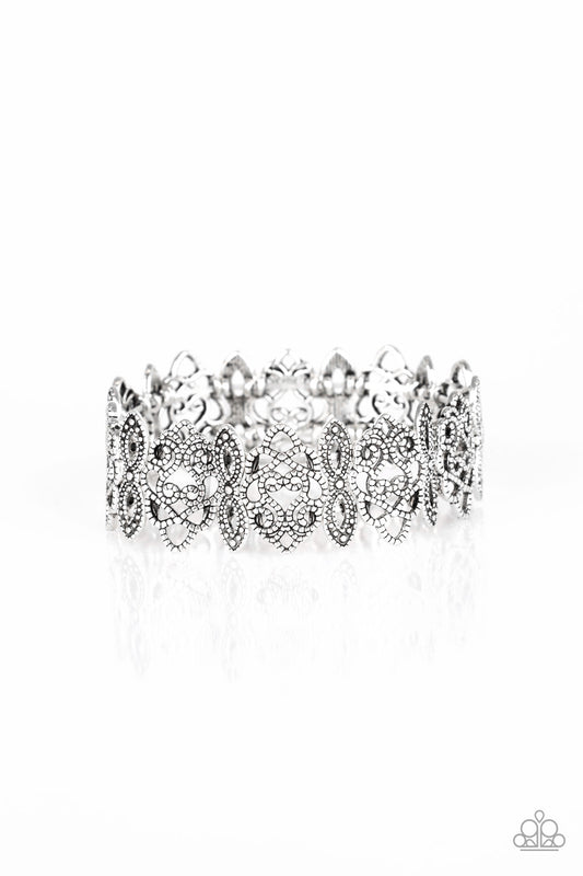 Paparazzi When Yin Met Yang Silver Bracelet. #P9WH-SVXX-155XX. Get Free Shipping.