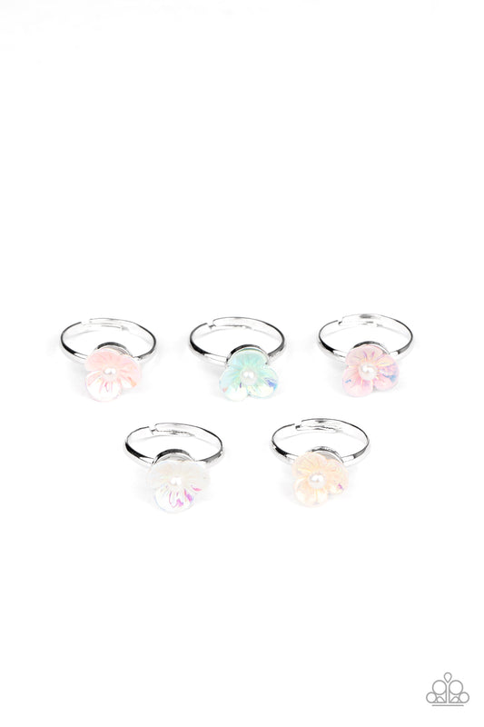 Kids $5 Ring Starlet Shimmers Paparazzi Accessories. Floral Ring. Kids Fashion. Pearl ring