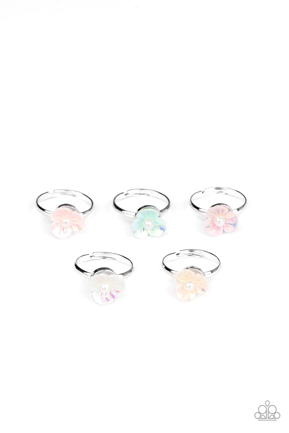 Kids $5 Ring Starlet Shimmers Paparazzi Accessories. Floral Ring. Kids Fashion. Pearl ring