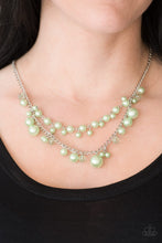 Load image into Gallery viewer, Blissfully Bridesmaid Green Necklace Paparazzi Accessories. Subscribe &amp; Save. #P2RE-GRXX-118XX
