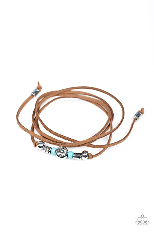 Paparazzi Bracelet ~ Find Your Way - Blue Urban Bracelet