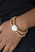 Load image into Gallery viewer, Paparazzi Posh and Posy Brown $5 Bracelet. Subscribe &amp; Save. #P9RE-BNXX-097XX 
