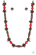 Load image into Gallery viewer, Paparazzi Necklace ~ Cozumel Coast - Red

