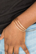 Load image into Gallery viewer, Eastern Empire Gold Cuff Bracelet Paparazzi Accessories. Subscribe &amp; Save. #P9BA-GDXX-022XX
