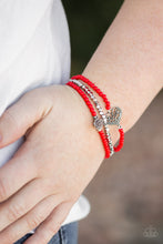 Load image into Gallery viewer, Paparazzi Bracelet ~ Lovers Loot - Red

