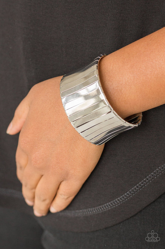 Paparazzi Bracelet ~ Urban Uptrend - Silver Urban Bracelet