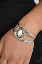 Load image into Gallery viewer, Paparazzi Bracelet ~ Deep In The TUMBLEWEEDS - White Cuff Bracelet
