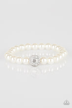 Load image into Gallery viewer, Paparazzi Bracelet ~ Follow My Lead - White Pearl Stretchy Bracelet
