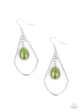 Load image into Gallery viewer, Paparazzi Earring ~ Ethereal Elegance - Green Moonstone Earring
