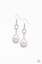 Load image into Gallery viewer, Paparazzi Roll Out The Ritz - Pink Earrings with Pearl
