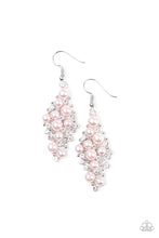 Load image into Gallery viewer, Paparazzi Famous Fashion - Pink Pearl Earrings

