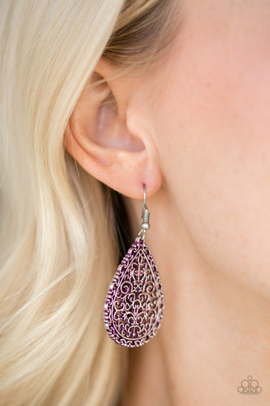 Paparazzi Earring ~ Indie Idol - Purple