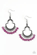 Load image into Gallery viewer, Paparazzi Earring ~ Babe Alert - Purple
