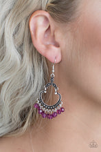 Load image into Gallery viewer, Paparazzi Earring ~ Babe Alert - Purple

