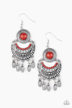 Load image into Gallery viewer, Paparazzi Earring ~ Mantra to Mantra - Red
