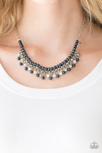 Load image into Gallery viewer, Paparazzi A Touch of CLASSY Blue Necklace. $5 Pearl Necklaces. #P2RE-BLXX-181XX. Get Free Shipping
