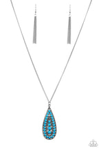 Load image into Gallery viewer, Paparazzi Tiki Tease Blue Necklace. Subscribe &amp; Save. #P2TR-BLXX-078XX. Tribal Necklace
