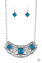 Load image into Gallery viewer, Feeling Inde-PENDANT Blue Necklace Paparazzi Accessories #P2WH-BLXX-314XX
