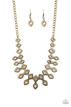 Load image into Gallery viewer, Paparazzi Necklace ~ Geocentric - Brass
