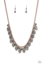 Load image into Gallery viewer, Vintage Gardens Copper Floral Short Necklace Paparazzi Accessories. Subscribe &amp; Save.

